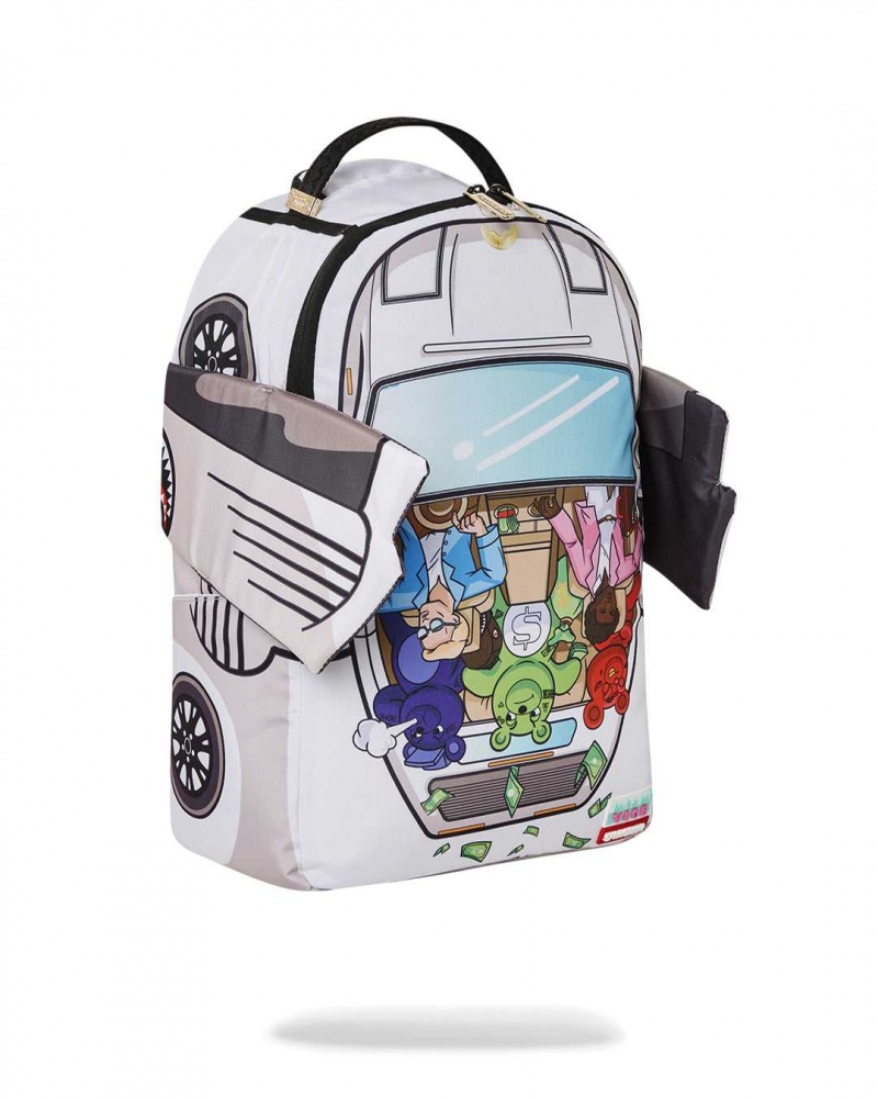 Sprayground Backpack MIAMI VICE WINGS UP BACKPACK White | FOKZR8169