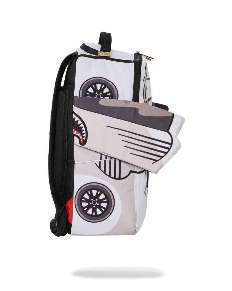 Sprayground Backpack MIAMI VICE WINGS UP BACKPACK White | FOKZR8169