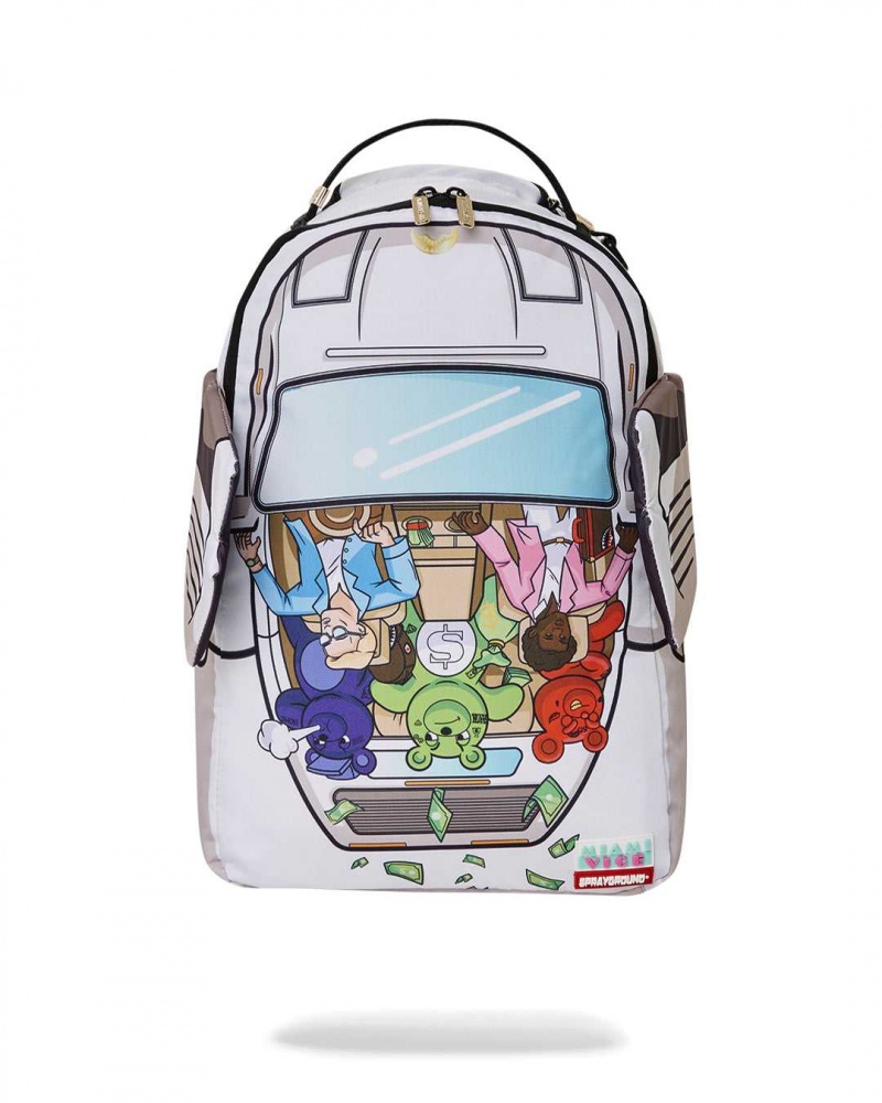 Sprayground Backpack MIAMI VICE WINGS UP BACKPACK White | FOKZR8169