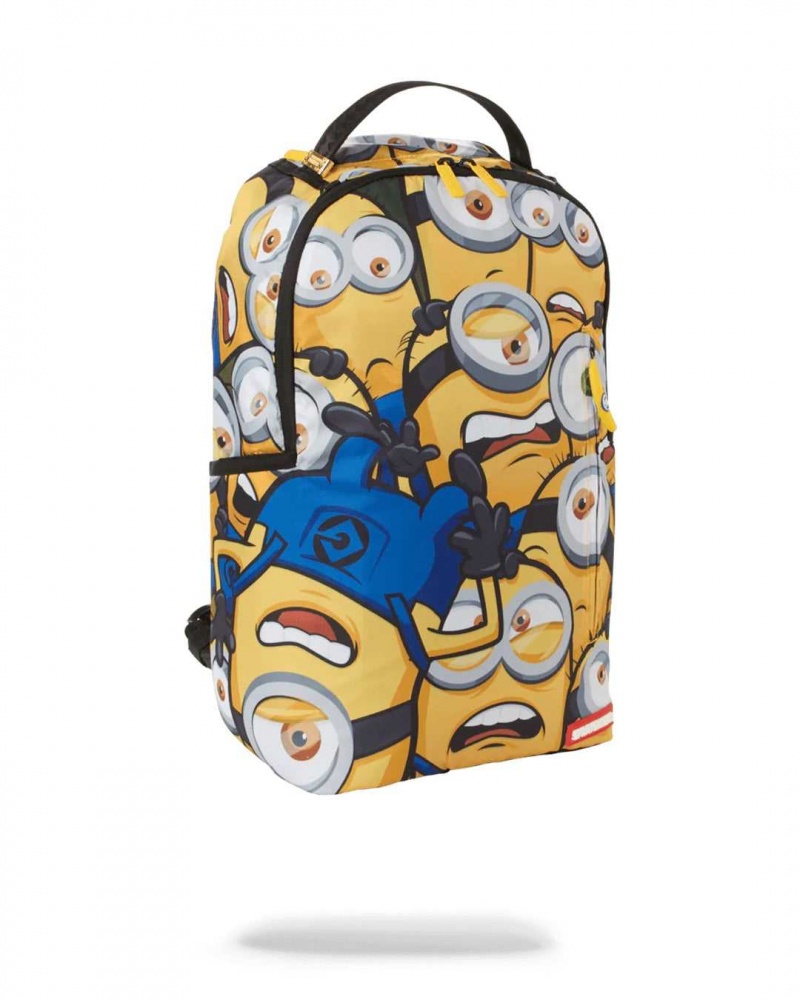 Sprayground Backpack MINIONS CRAMMED Yellow | LIBNM4126