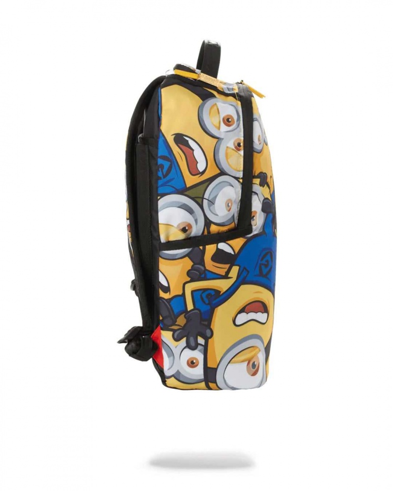 Sprayground Backpack MINIONS CRAMMED Yellow | LIBNM4126