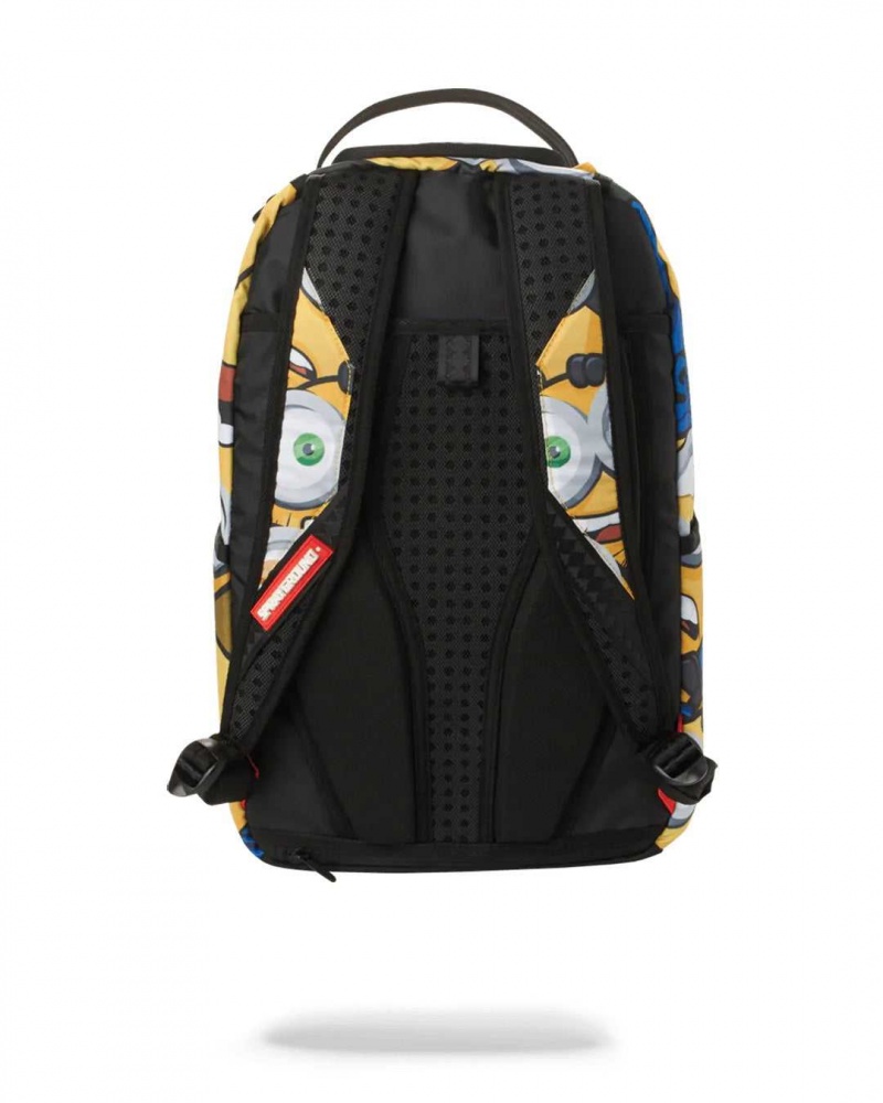 Sprayground Backpack MINIONS CRAMMED Yellow | LIBNM4126