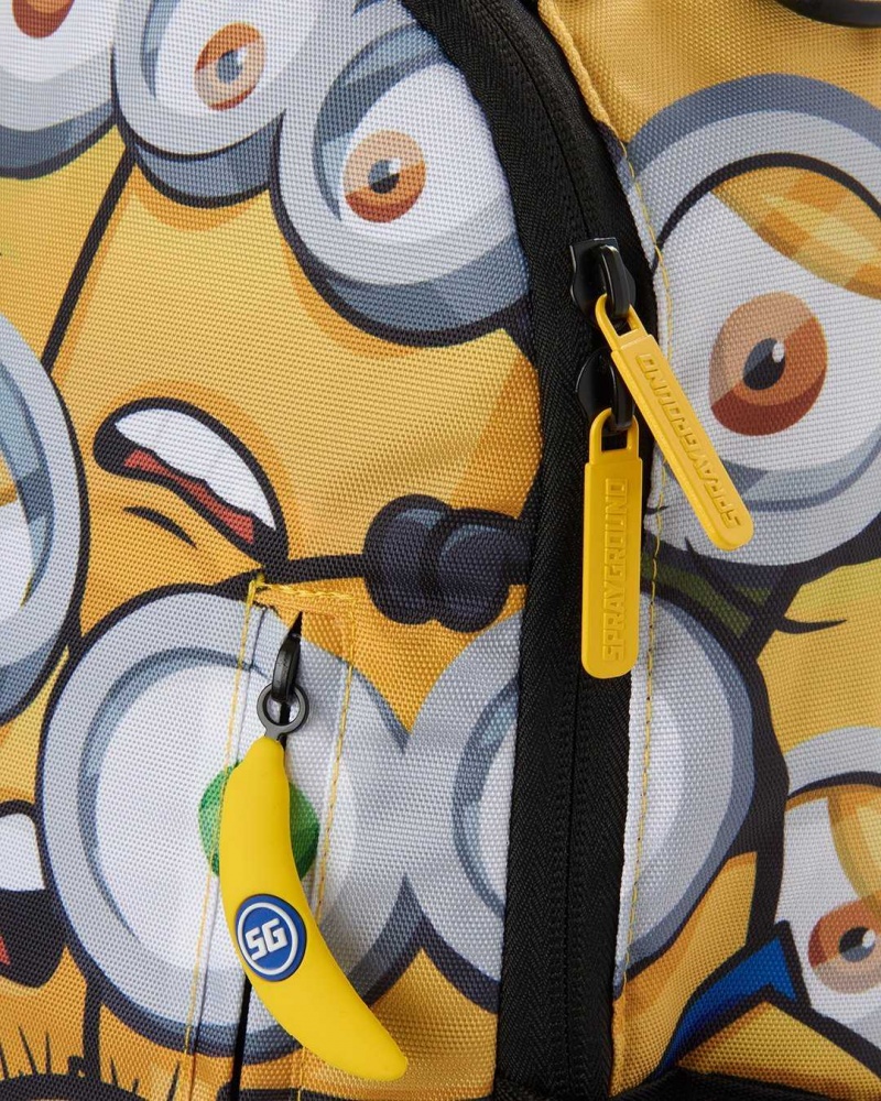 Sprayground Backpack MINIONS CRAMMED Yellow | LIBNM4126