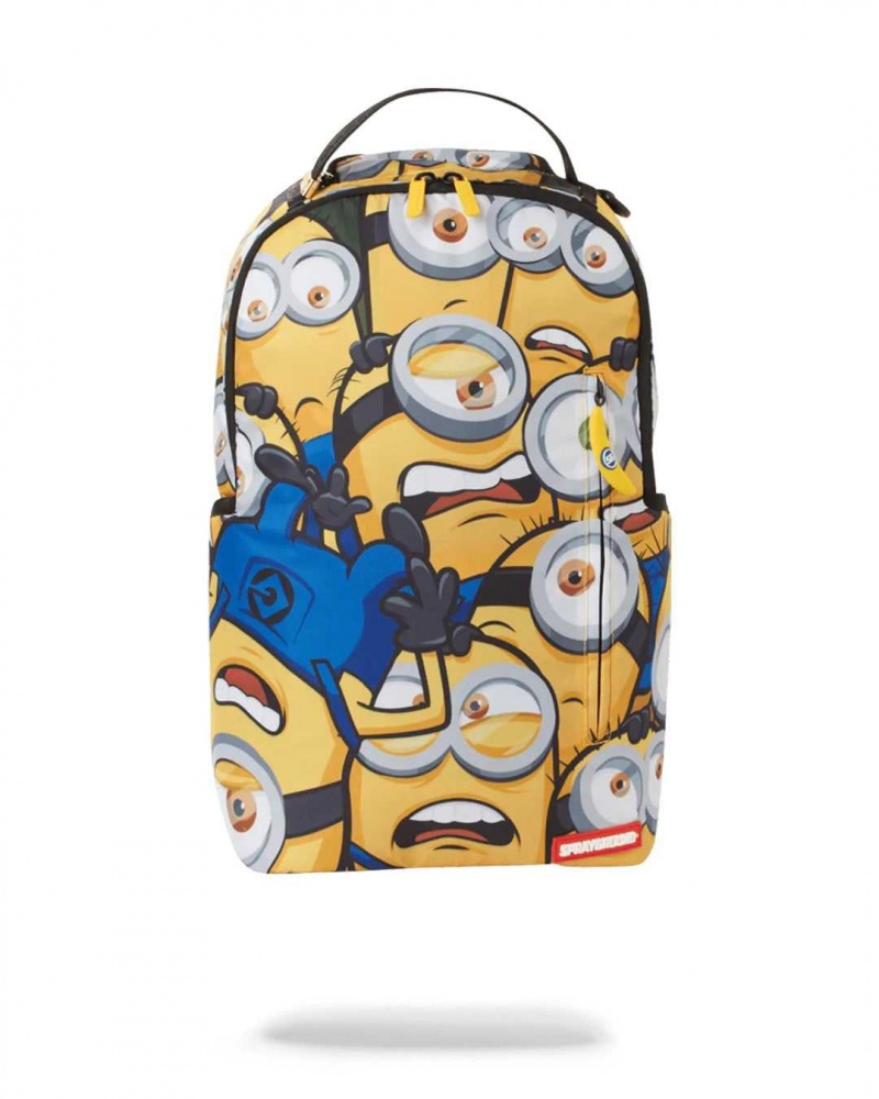 Sprayground Backpack MINIONS CRAMMED Yellow | LIBNM4126