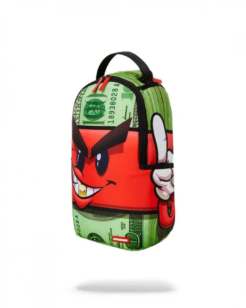 Sprayground Backpack MINI BIGMONEYBOY DLXR BACKPACK Green | QOCRV0691