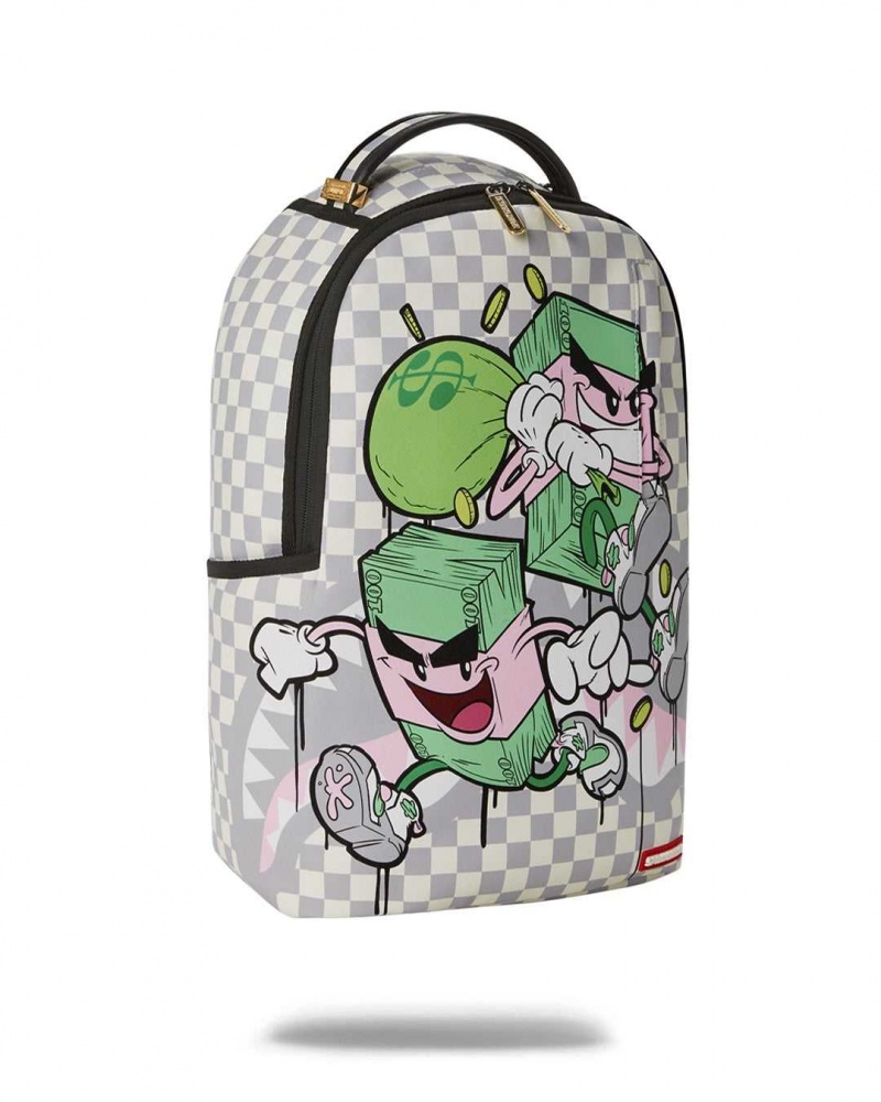 Sprayground Backpack MONEYBOYS OTR2 DLXR BACKPACK White | LFDQZ7098