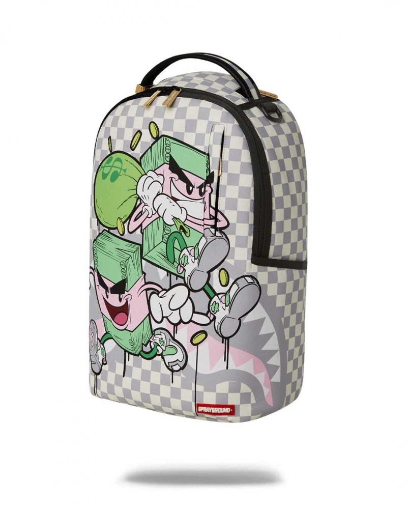 Sprayground Backpack MONEYBOYS OTR2 DLXR BACKPACK White | LFDQZ7098