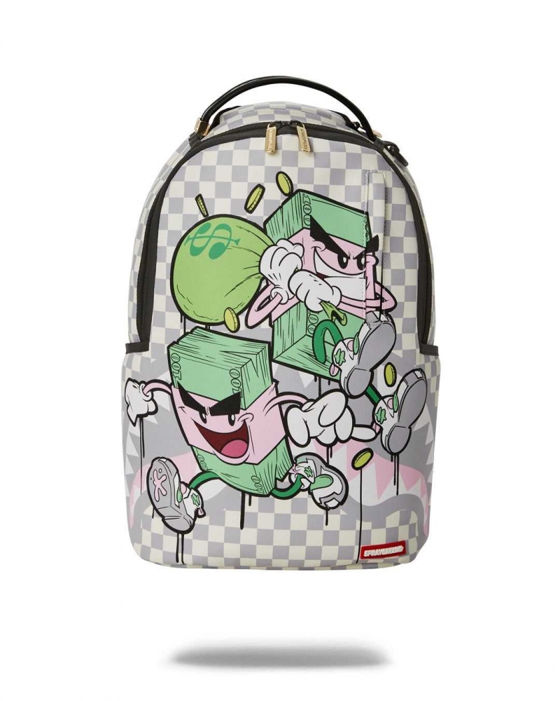 Sprayground Backpack MONEYBOYS OTR2 DLXR BACKPACK White | LFDQZ7098