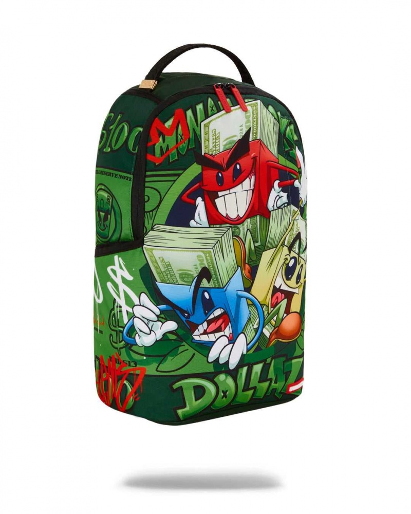 Sprayground Backpack MONEYBOY DOLLAR DLXR BACKPACK Green | PDHXA2357