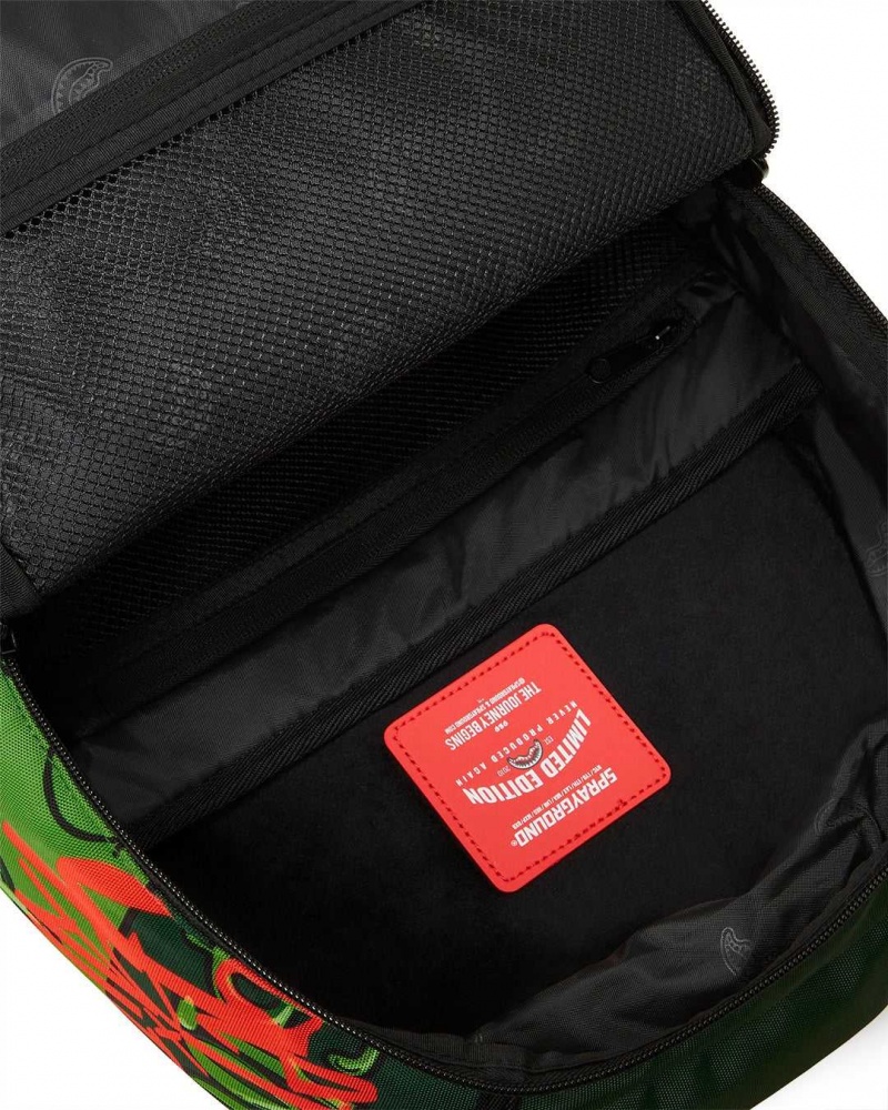 Sprayground Backpack MONEYBOY DOLLAR DLXR BACKPACK Green | PDHXA2357