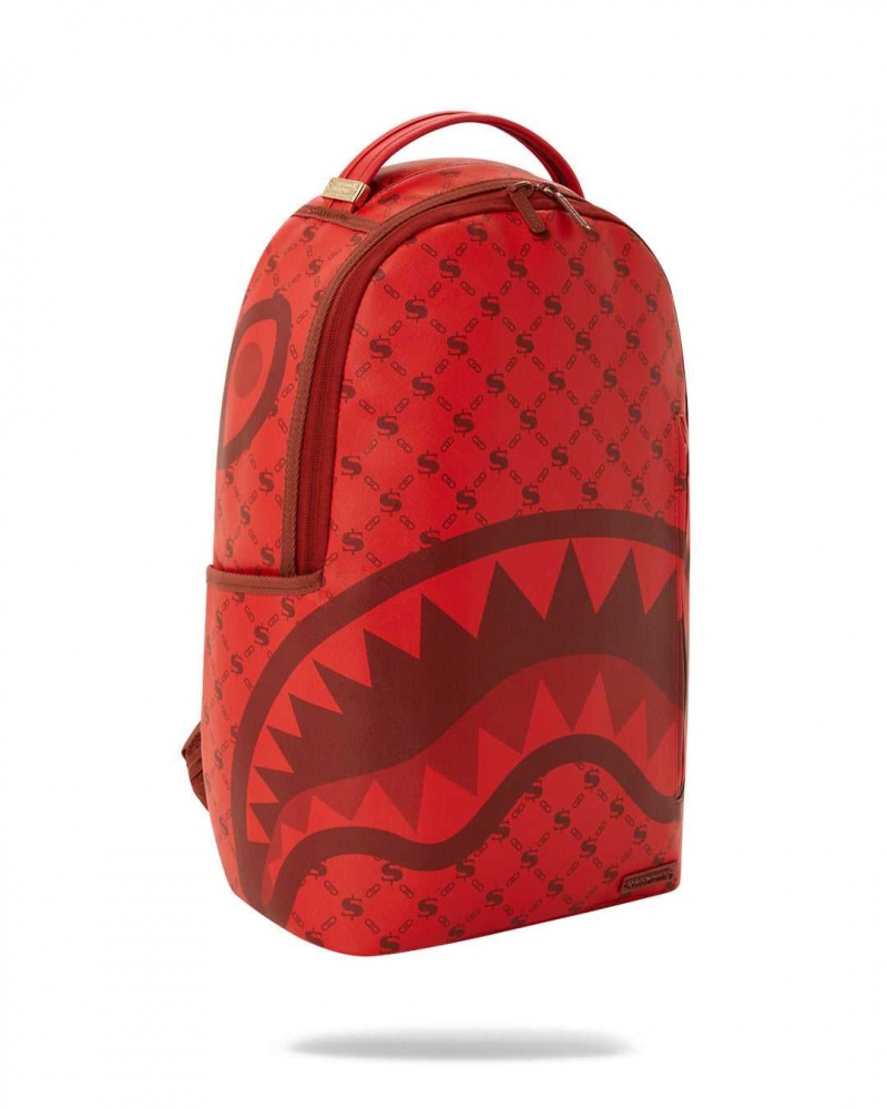 Sprayground Backpack MONEYGRAM BRICK BACKPACK Dark Red | WGHUE4792