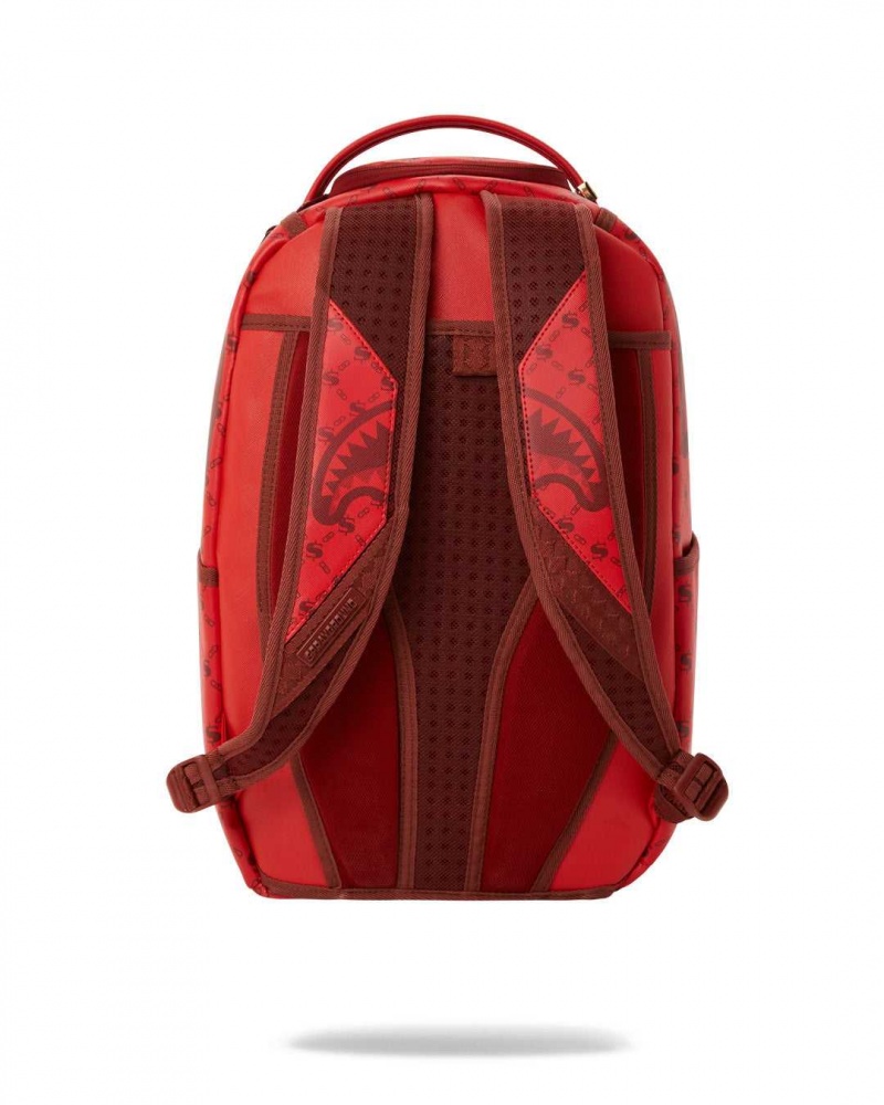 Sprayground Backpack MONEYGRAM BRICK BACKPACK Dark Red | WGHUE4792