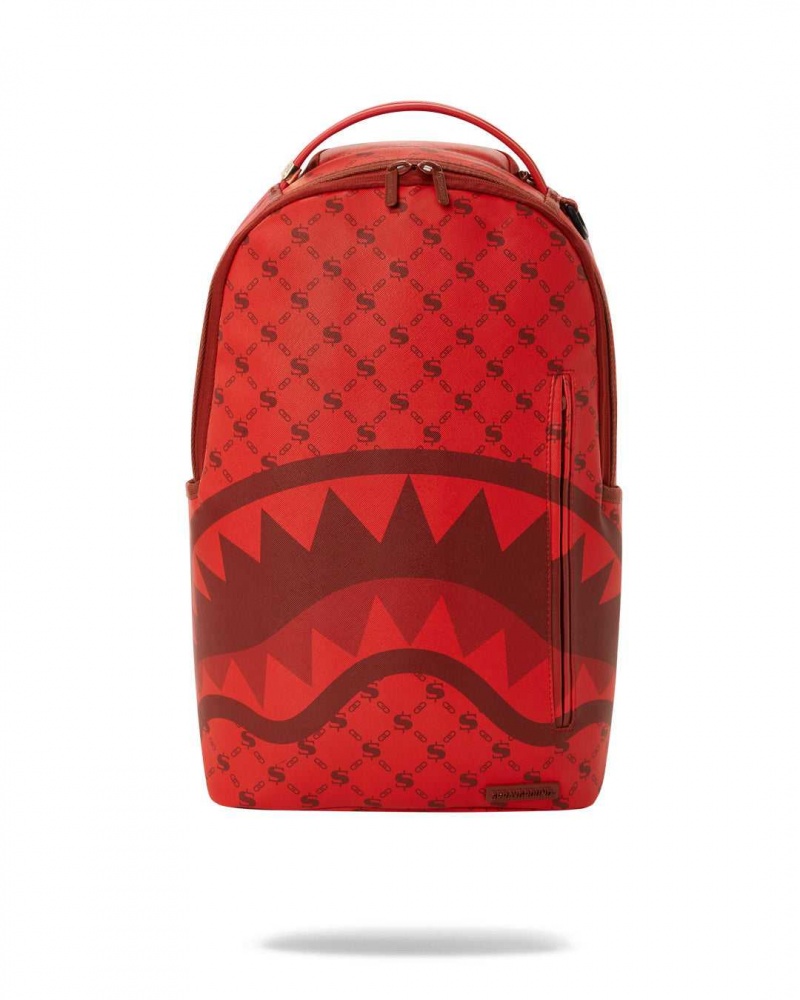 Sprayground Backpack MONEYGRAM BRICK BACKPACK Dark Red | WGHUE4792