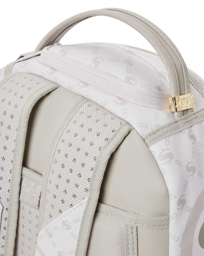 Sprayground Backpack MONEYGRAM POWDER BACKPACK White | WCFNZ2314