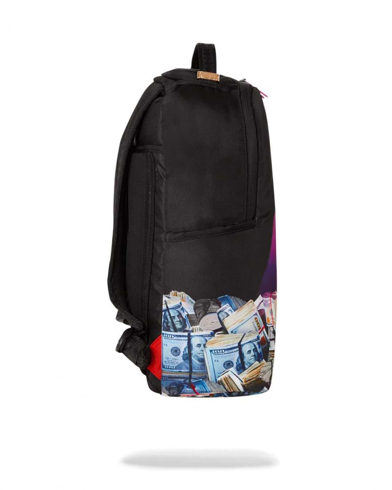 Sprayground Backpack MONEY ABDUCTION DLXSR BACKPACK Black | HBVNR3427