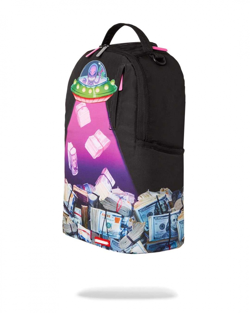 Sprayground Backpack MONEY ABDUCTION DLXSR BACKPACK Black | HBVNR3427