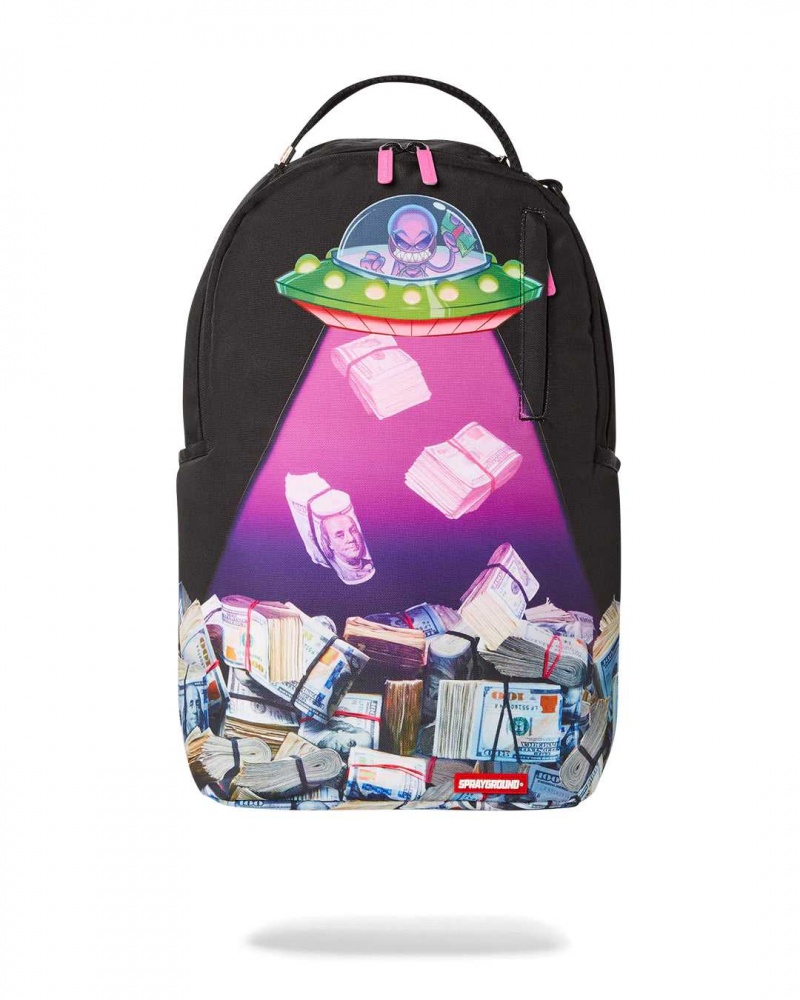 Sprayground Backpack MONEY ABDUCTION DLXSR BACKPACK Black | HBVNR3427