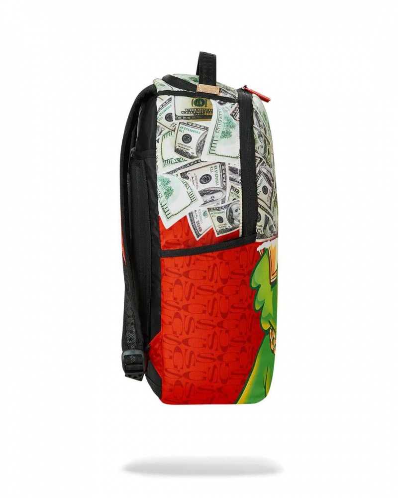 Sprayground Backpack MONEY BEAR DREAMIN OF MONEY DLXSR BACKPACK Green | BHQFZ7194