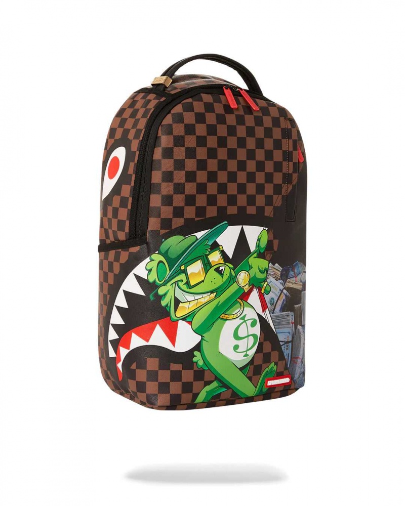 Sprayground Backpack MONEY BEAR REVEAL BACKPACK Green | FOWAV3658