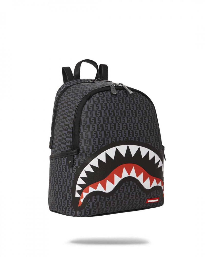 Sprayground Backpack MONEY CHECK SAVAGE Grey | IXLBC6450