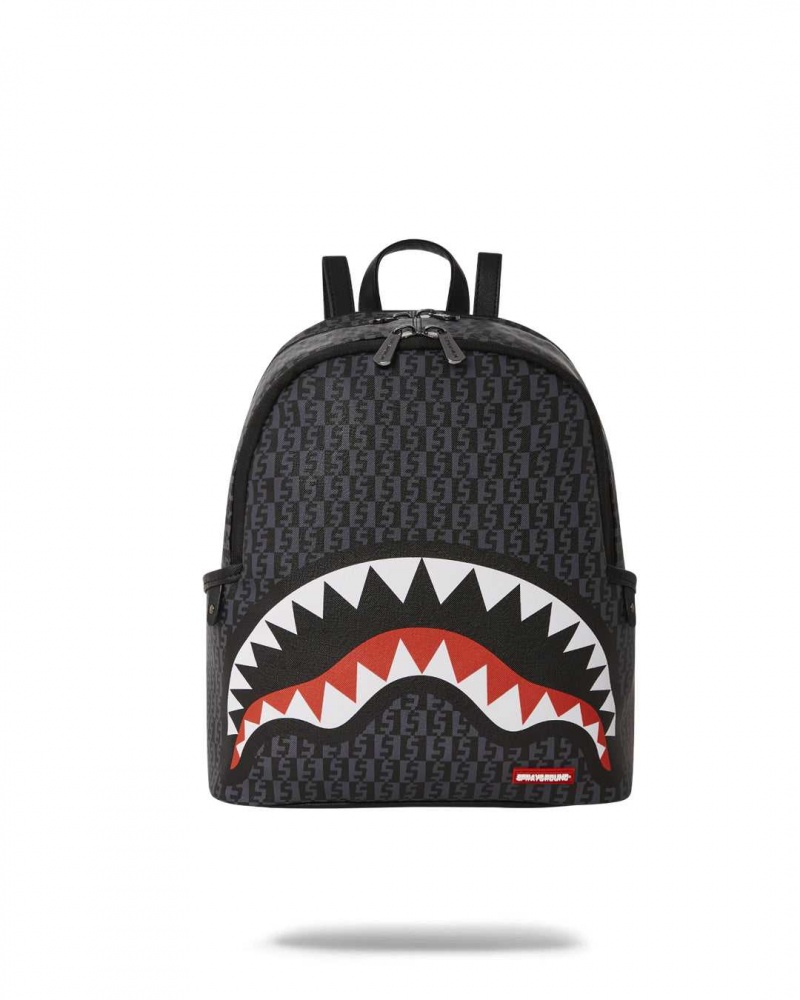 Sprayground Backpack MONEY CHECK SAVAGE Grey | IXLBC6450