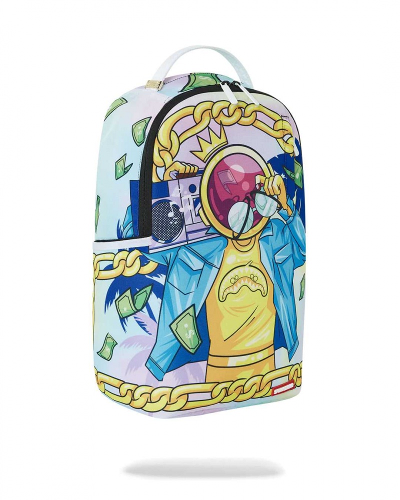 Sprayground Backpack MONEY MAKE ASTROMANE DLXSR BACKPACK Yellow | WMVIR1390