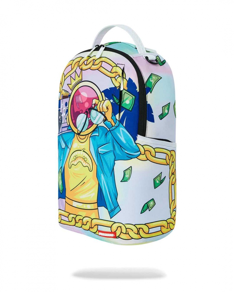 Sprayground Backpack MONEY MAKE ASTROMANE DLXSR BACKPACK Yellow | WMVIR1390