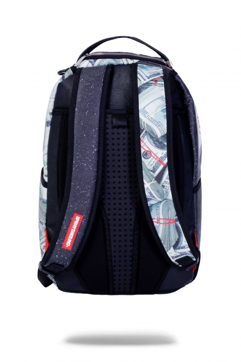 Sprayground Backpack MONEY POWDER SHARK Black | LWEAB7083