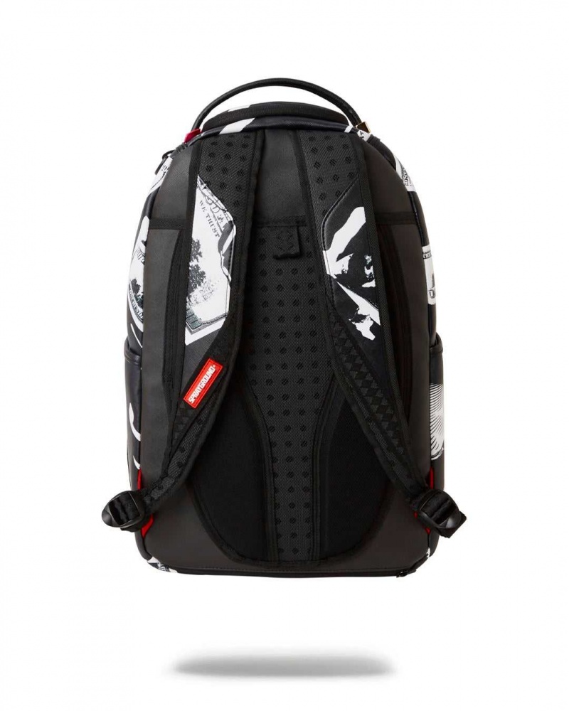 Sprayground Backpack MONEY SHARK Leopard Black | ITJYD0784