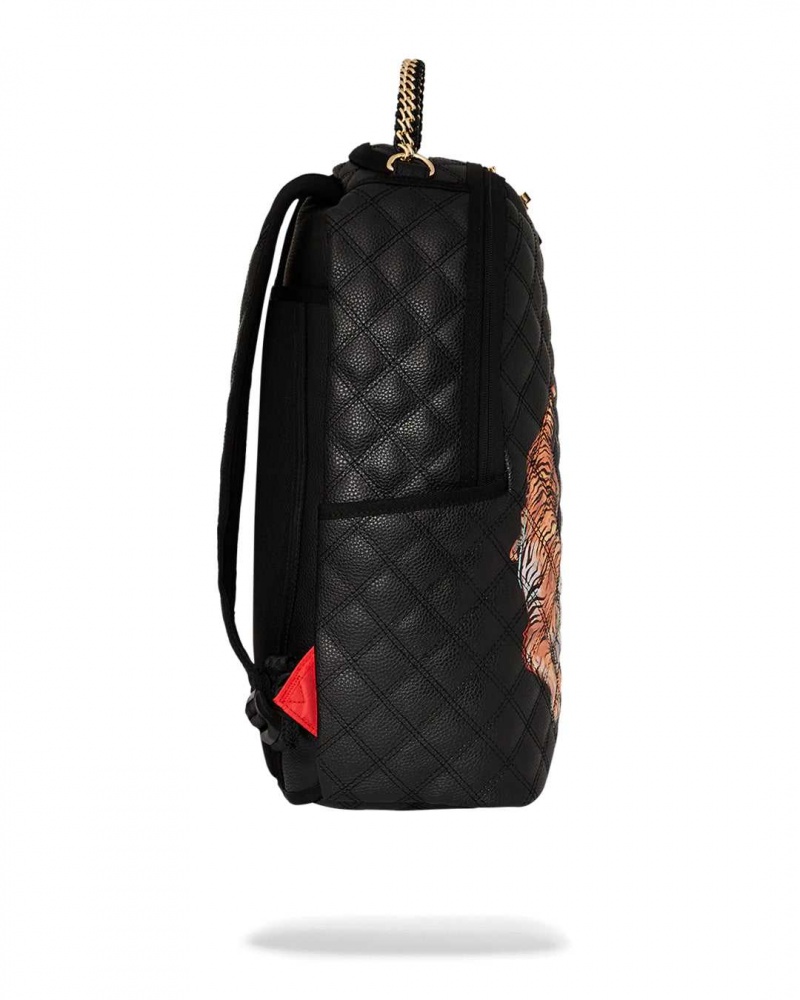 Sprayground Backpack MONEY TIGERS BACKPACK Black | QSIKY5384