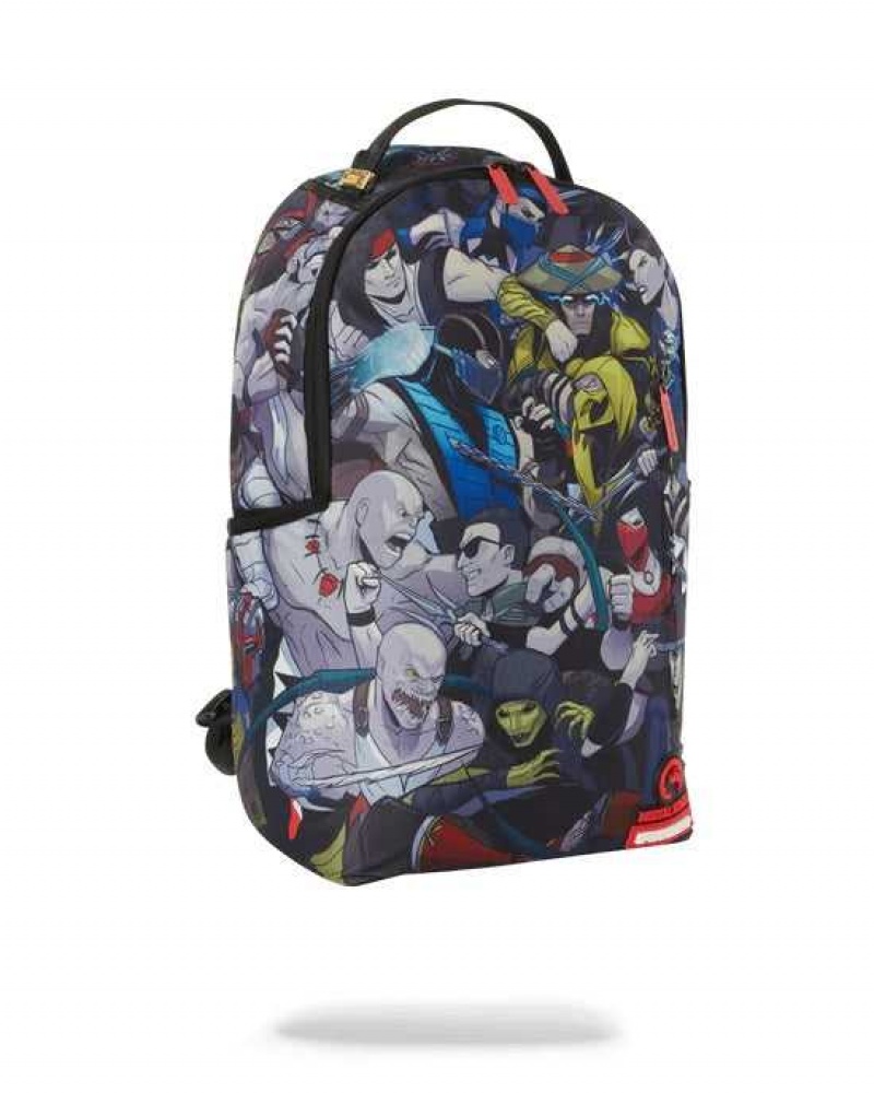 Sprayground Backpack MORTAL KOMBAT MASHUP Black | MEYXS6527