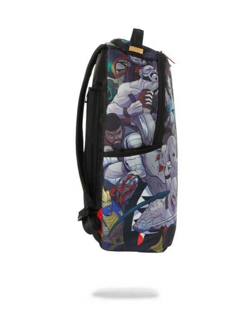 Sprayground Backpack MORTAL KOMBAT MASHUP Black | MEYXS6527