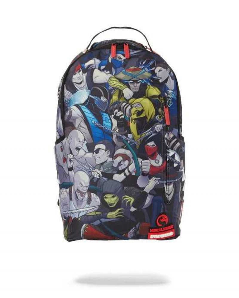 Sprayground Backpack MORTAL KOMBAT MASHUP Black | MEYXS6527