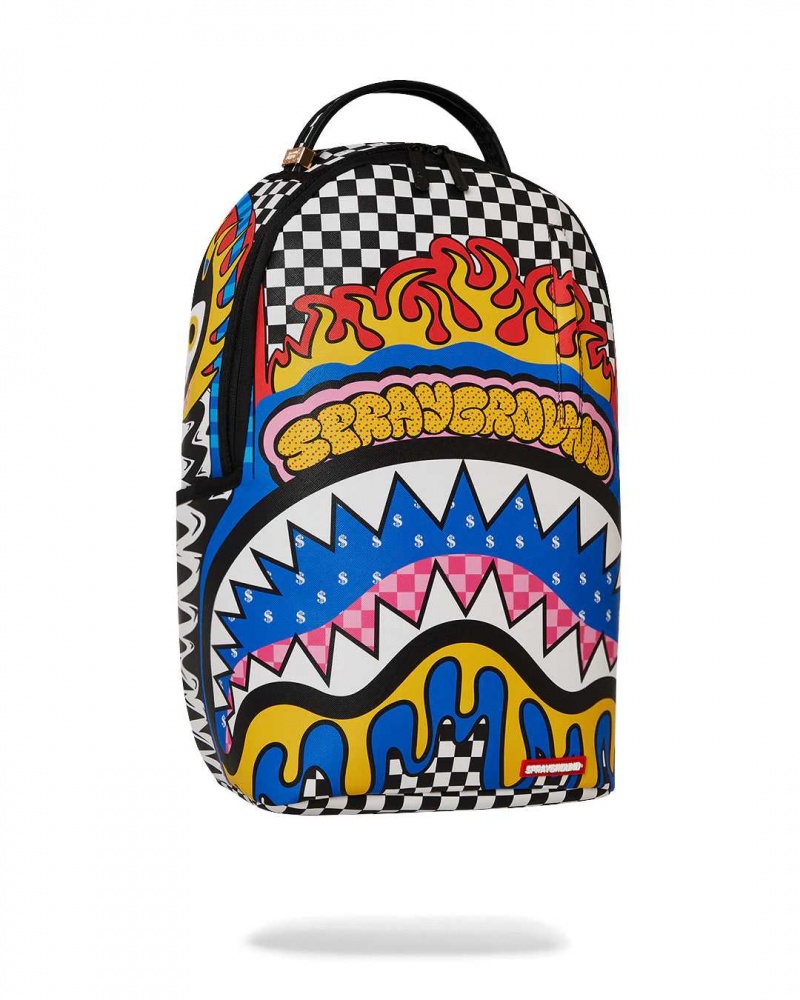 Sprayground Backpack MOSH PIT BACKPACK Black | YBGLW9176