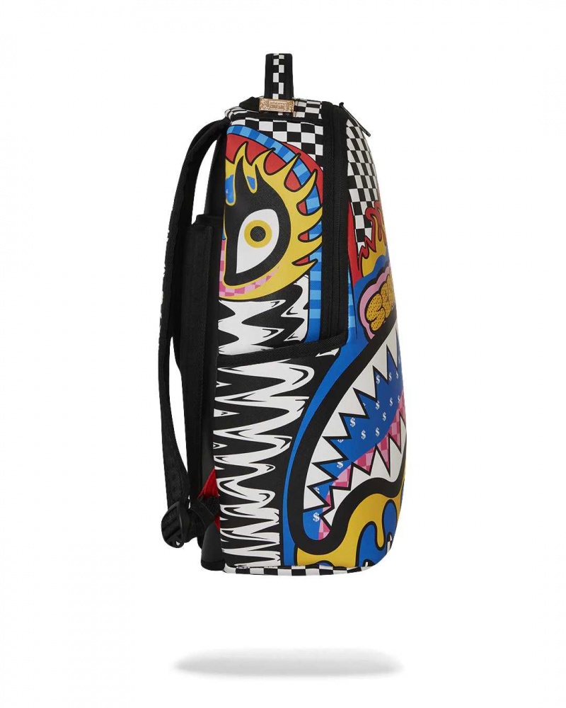 Sprayground Backpack MOSH PIT BACKPACK Black | YBGLW9176