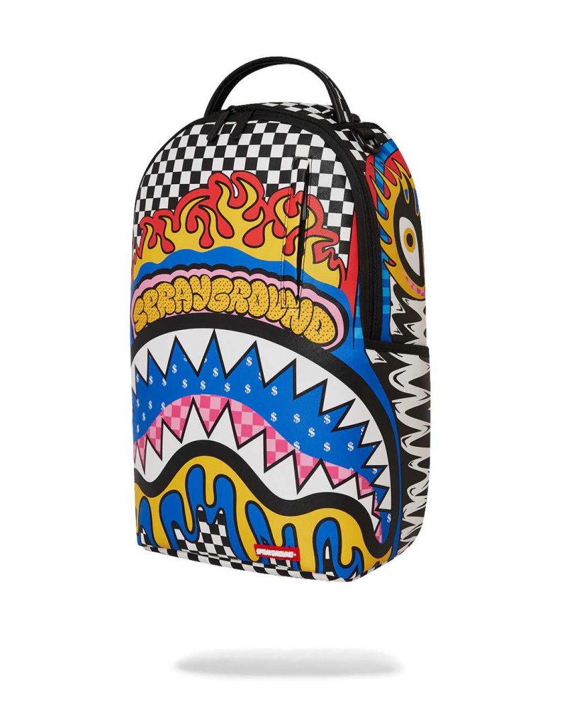 Sprayground Backpack MOSH PIT BACKPACK Black | YBGLW9176