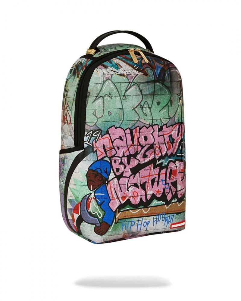 Sprayground Backpack NAUGHTY BY NATURE SHARK BACKPACK Green | BRTFE5264