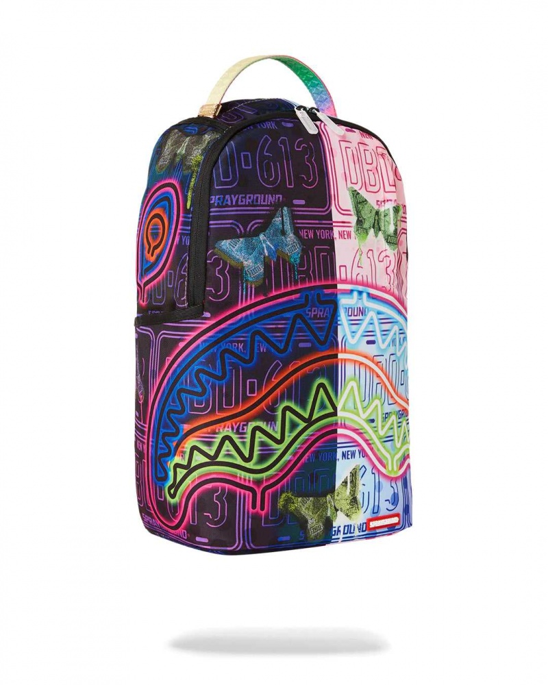 Sprayground Backpack NEON PLATES DLXSR BACKPACK Green | RZCDS1067