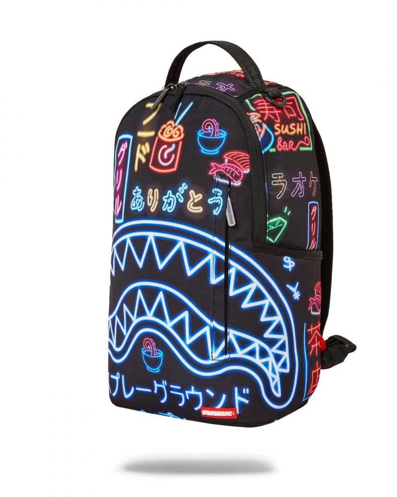 Sprayground Backpack NEON SHUJUKI Black | FYGJV3526