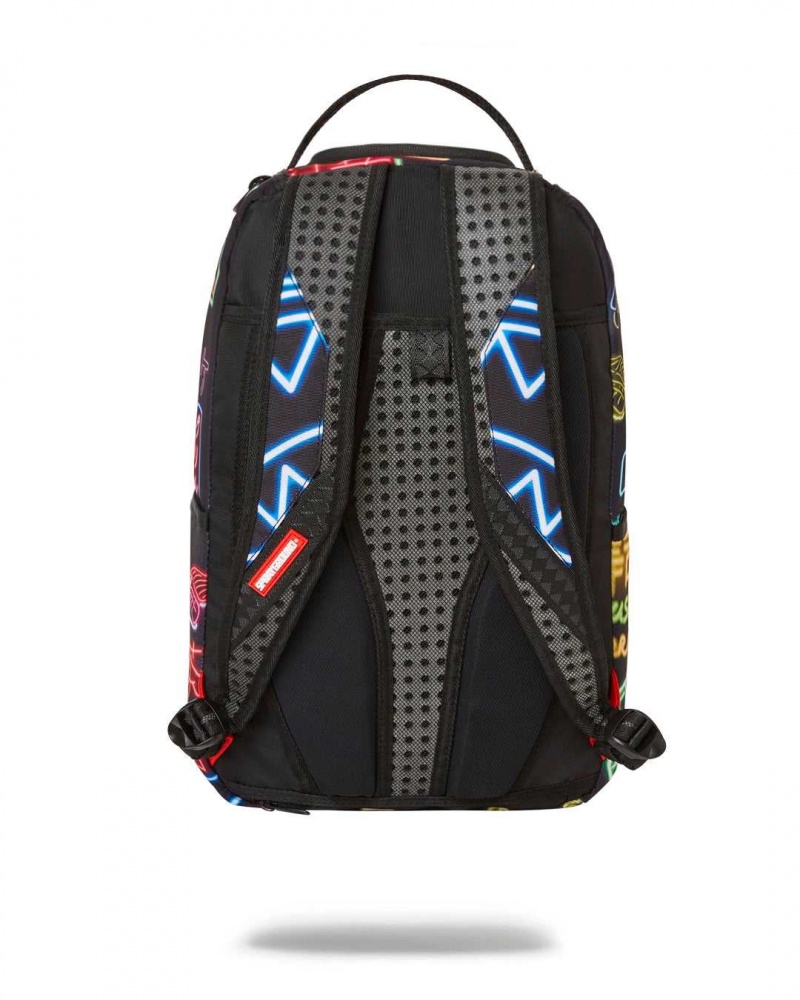 Sprayground Backpack NEON SHUJUKI Black | FYGJV3526