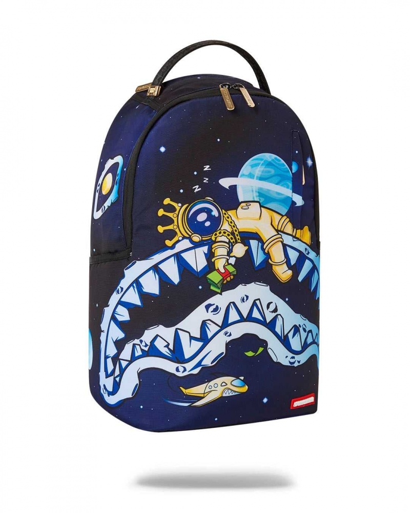 Sprayground Backpack OUTERSPACEY DLXR BACKPACK Blue | LXGEY7523