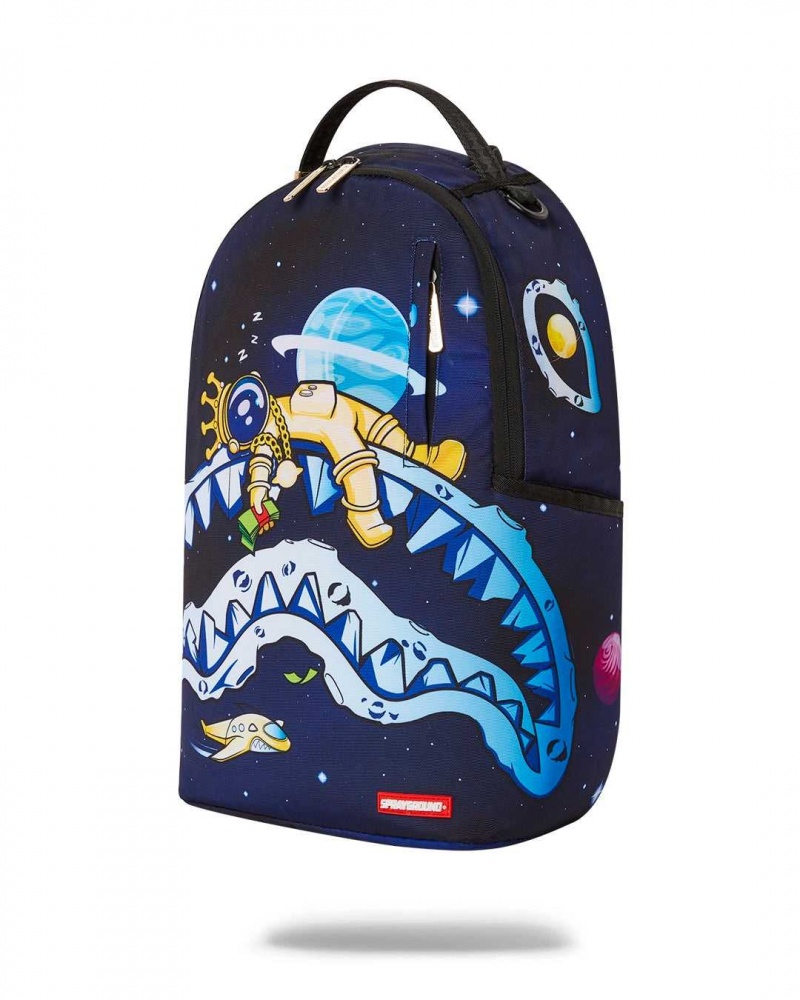 Sprayground Backpack OUTERSPACEY DLXR BACKPACK Blue | LXGEY7523