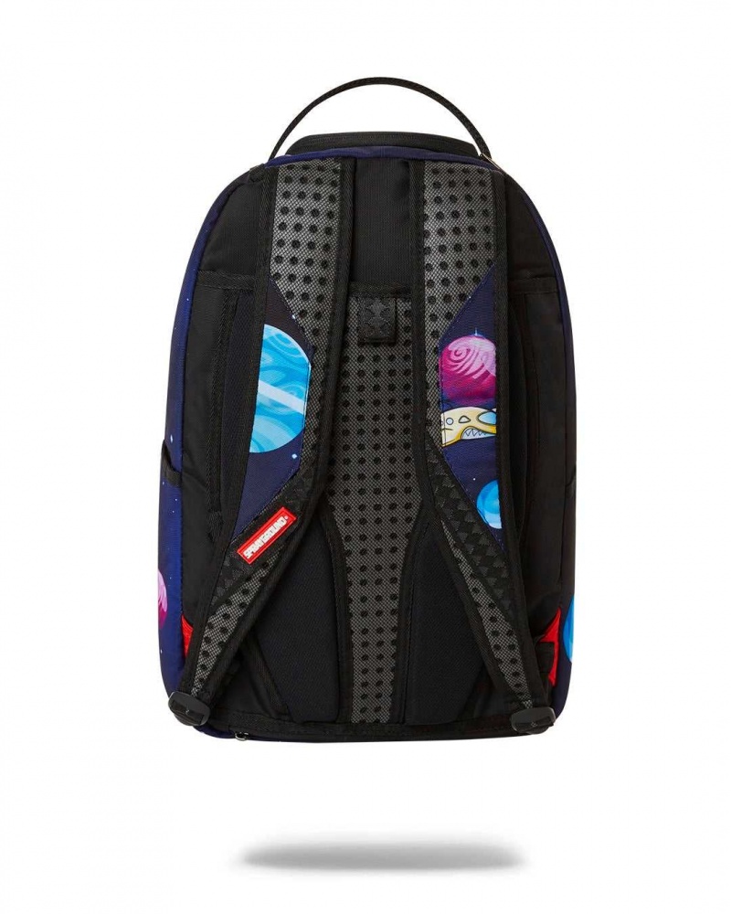 Sprayground Backpack OUTERSPACEY DLXR BACKPACK Blue | LXGEY7523