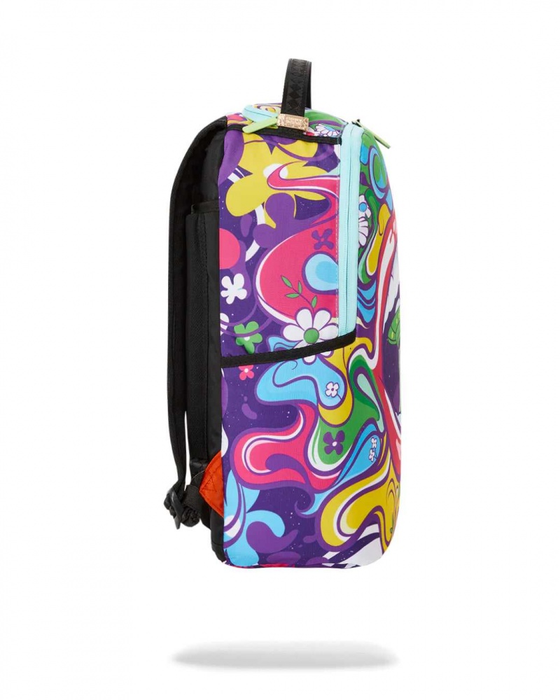 Sprayground Backpack OUT OF THIS WORLD MOUTH DLXSR BACKPACK Purple | ZTIXS1695