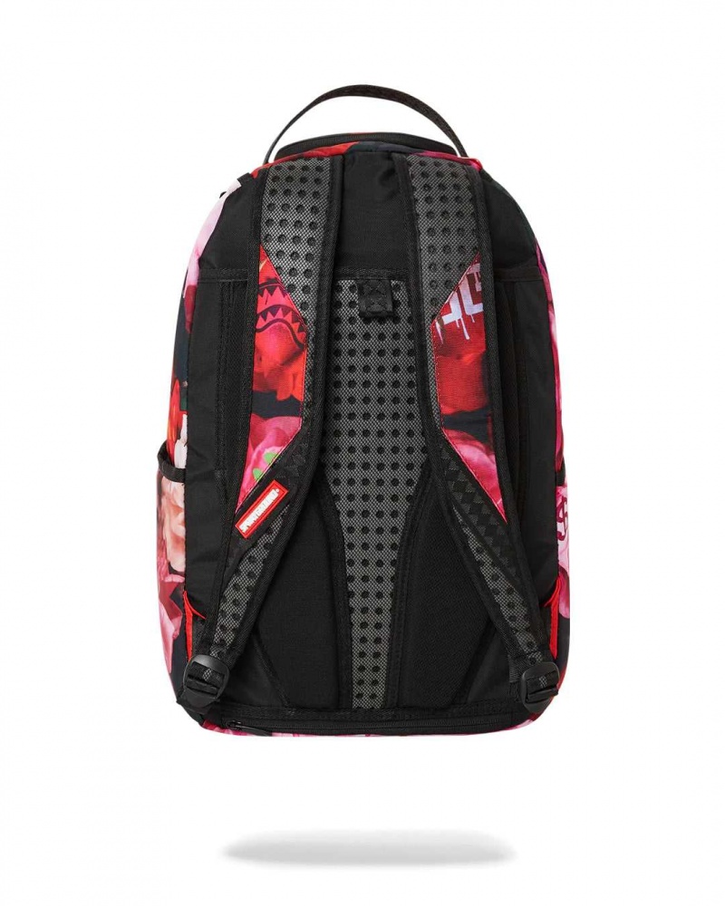 Sprayground Backpack PAINTED ROSES BACKPACK Red | JCNOX2618