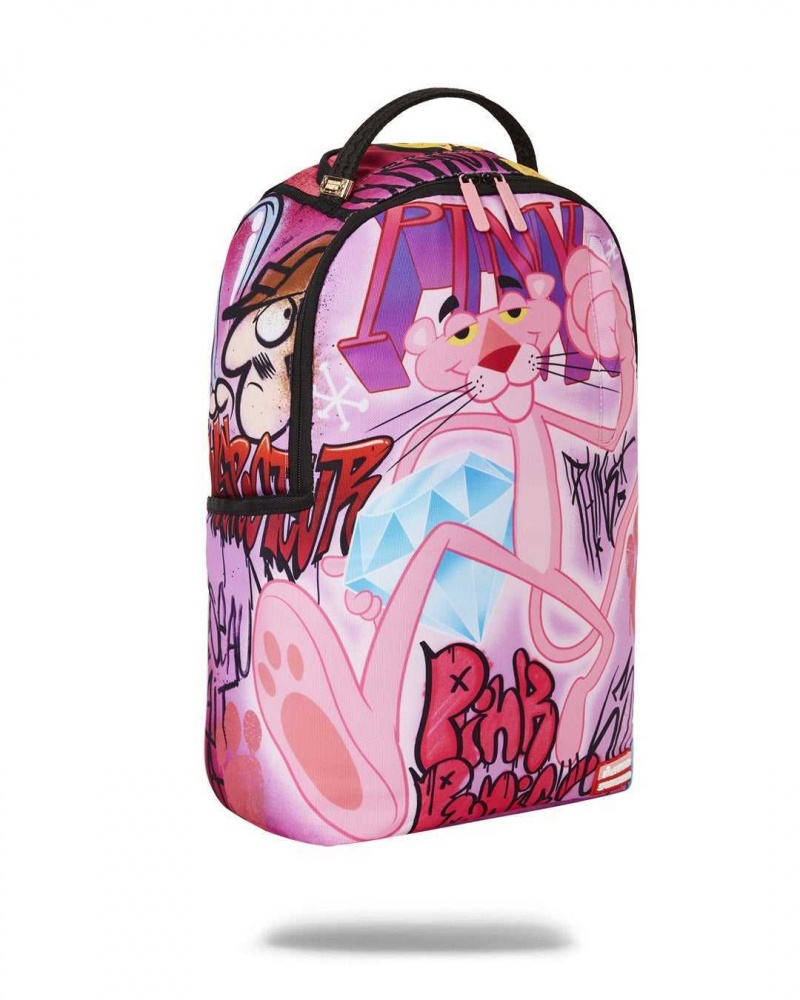 Sprayground Backpack PANTHER ON THE RUN BACKPACK Pink | XZMGP3294