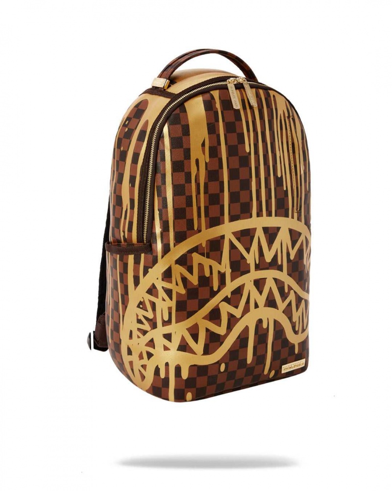 Sprayground Backpack PARIS PAINT BACKPACK Brown | HERFB5910