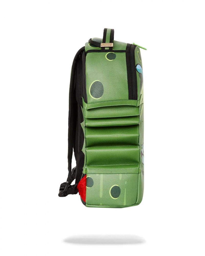 Sprayground Backpack PICKLE RICK SHARKBITE BACKPACK Green | CDWTF0369