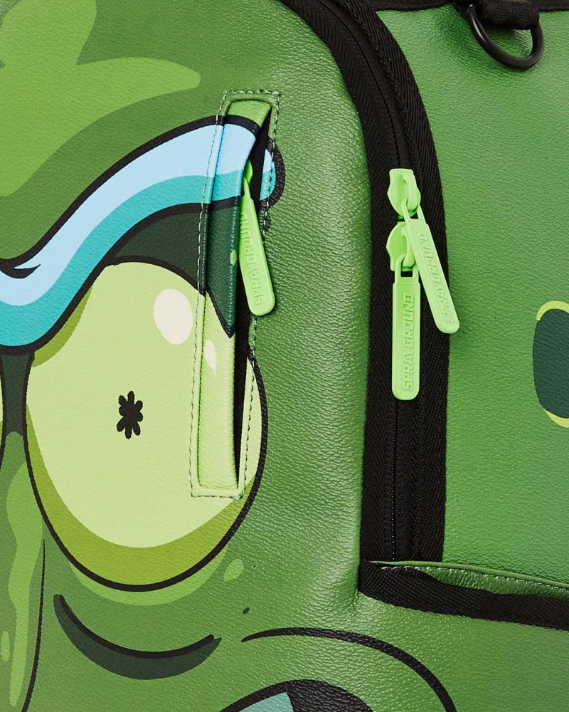 Sprayground Backpack PICKLE RICK SHARKBITE BACKPACK Green | CDWTF0369