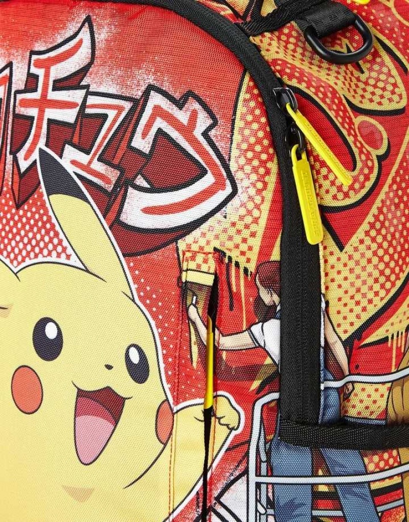 Sprayground Backpack PIKACHU 2 BACKPACK Red | KHUND8413